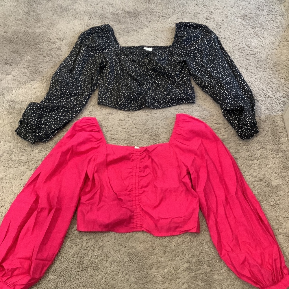 Two for the Price of One Long Balloon Sleeve Shirt